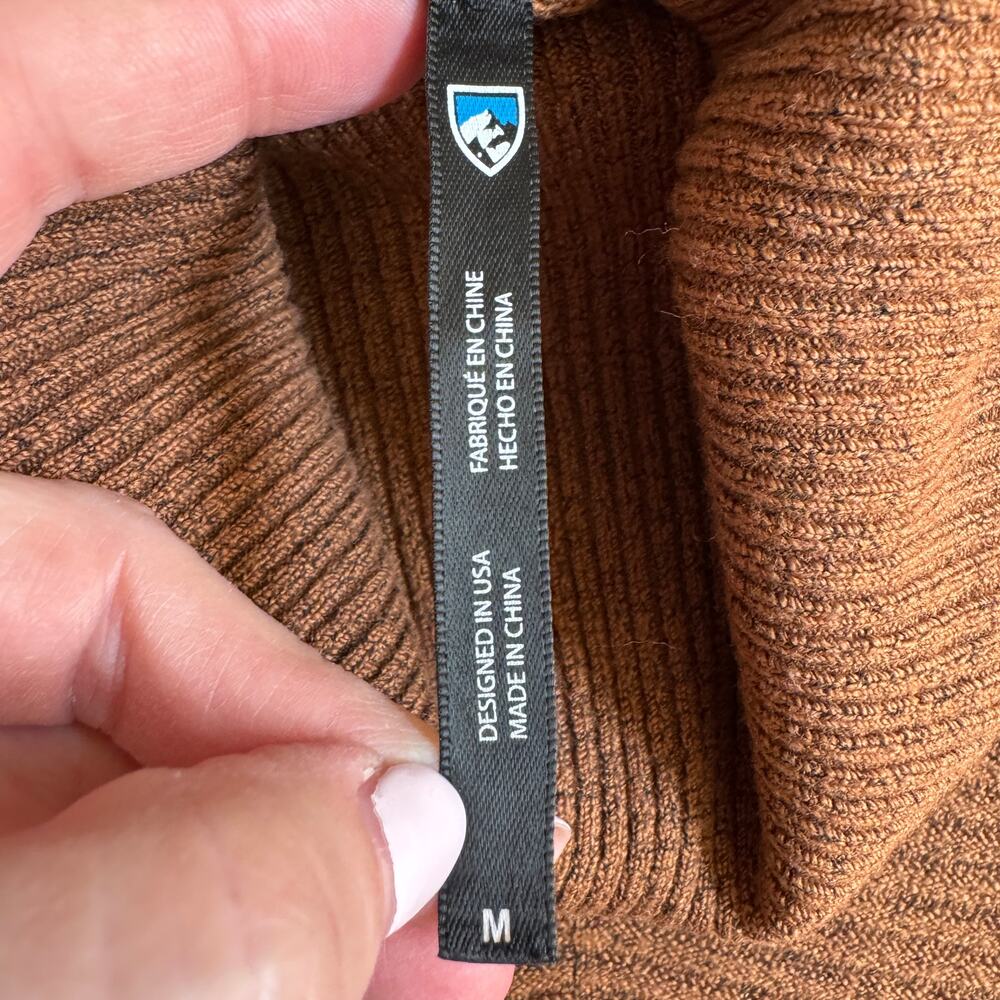 Kuhl Solace Turtleneck Sweater Women's Size Medium Brown Copper EUC 4406 Outdoor - Picture 9 of 13